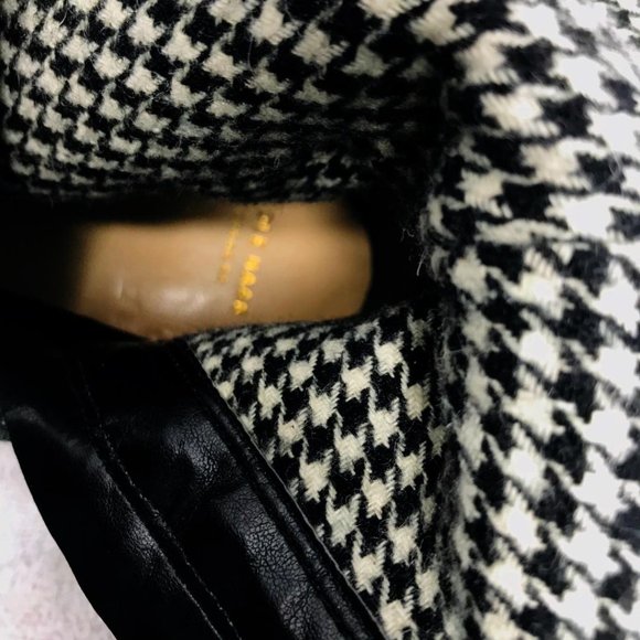 Cole Haan Black Buckle Detail Suede Boots - Picture 8 of 8